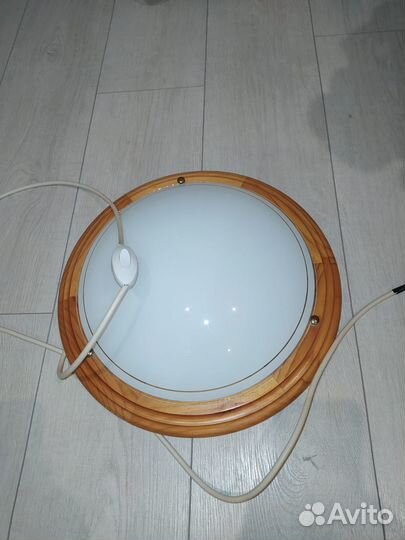 Бра в деревянной раме