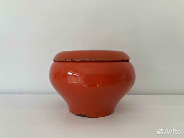 Чугунок СССР для запекания эмалированный 1 л