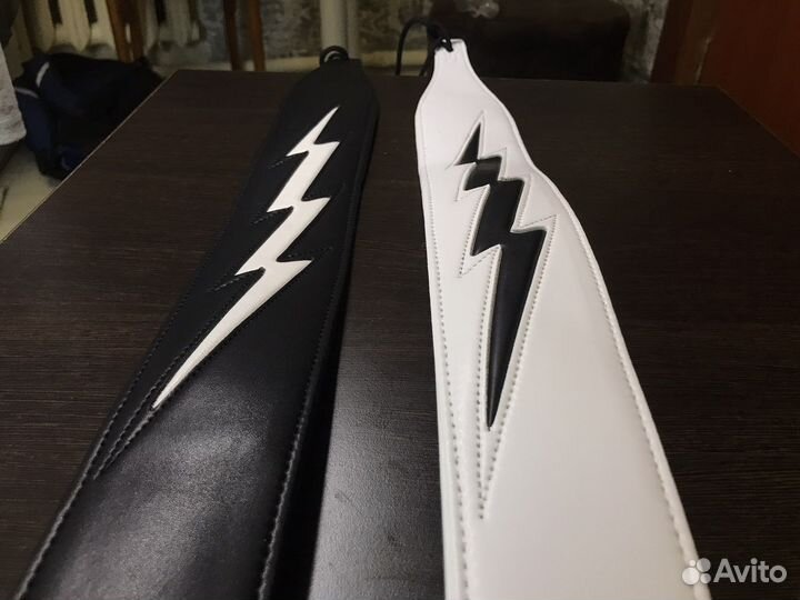 Кожанные ремни для гитары новые