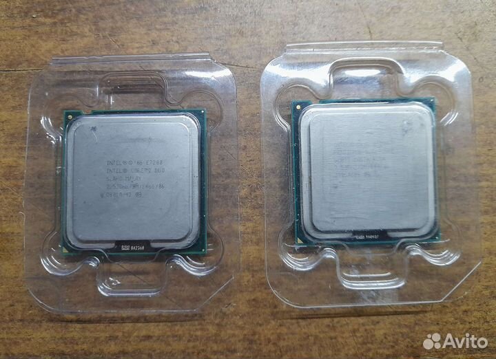 Процессоры Intel e5200 и e7200