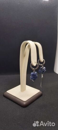 Серьги из натуральных камней