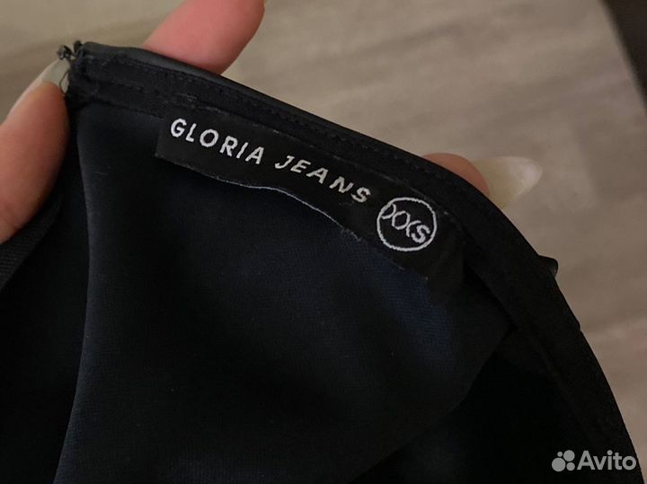 Кожаное платье gloria jeans