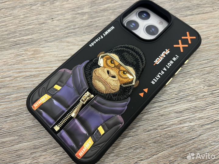 Чехол Nimmy на iPhone15 pro max модная гарила
