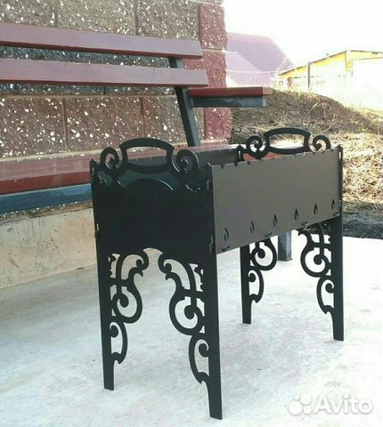 Мангал разборный 3 мм, высота 0,5 метра