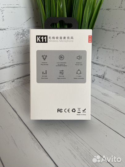 Петличный беспроводной микрофон для iPhone Новый