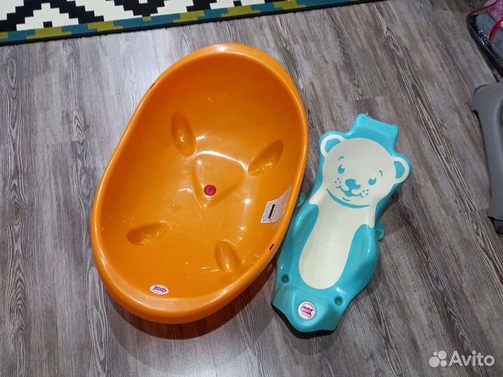 Ванночка для купания + горка