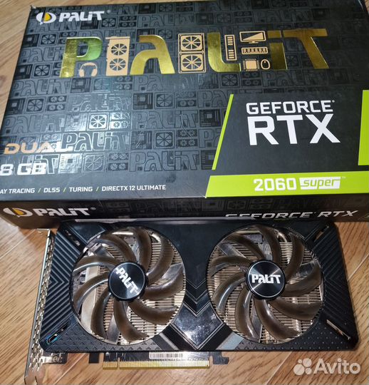 Видеокарта rtx 2060 super 8gb palit