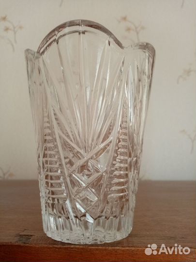 Парные вазочки для цветов хрусталь