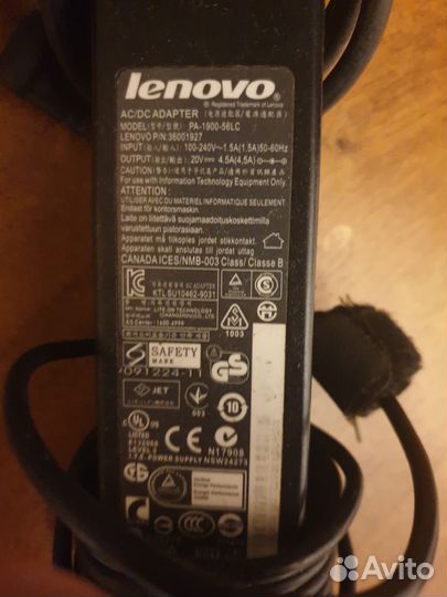 Зу ноутбука Lenovo