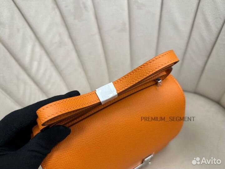 Сумка Hermes Constance 18 Epsom оранжевая