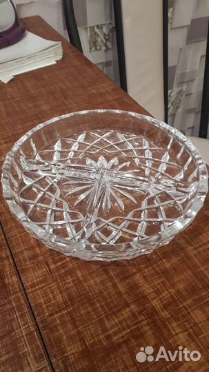 Хрустальная менажница