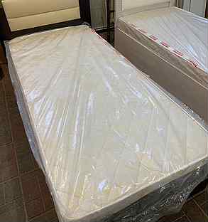 Кровать Фиеста с мягким изголовьем 0,9 метра