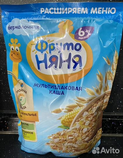 Детские каши фрутоняня