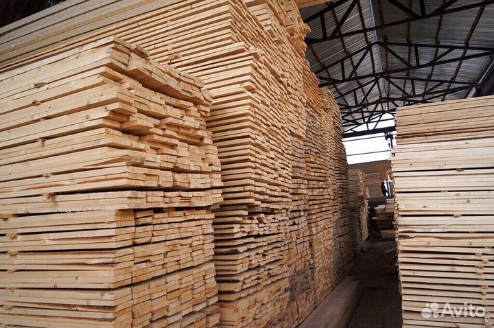 Доска обрезная 50х100х6000. Пиломатериалы