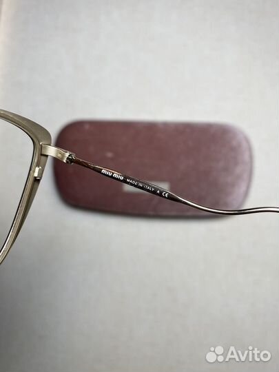 Очки оправа miu miu