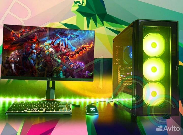 Игровой компьютер Ryzen 5 3600x / RTX 3070