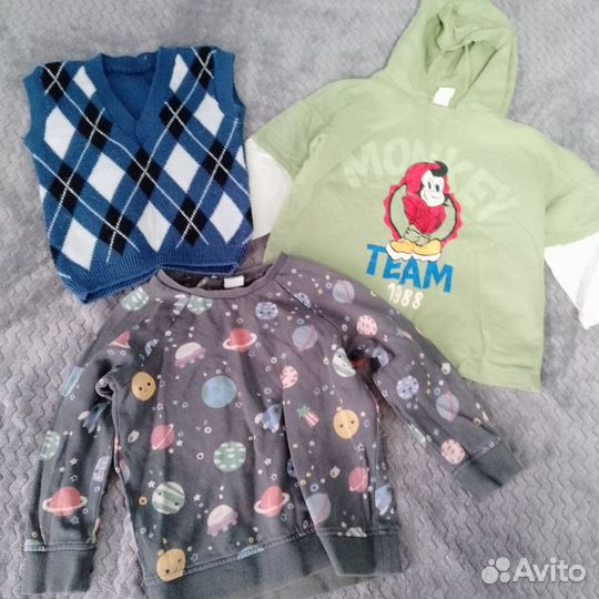 Вещи пакетом для мальчика,98см