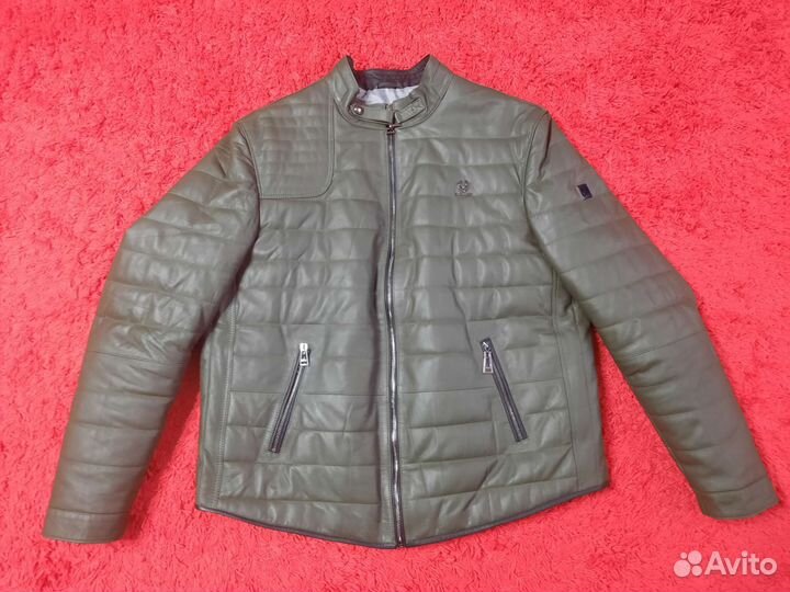 Кожаная куртка мужская