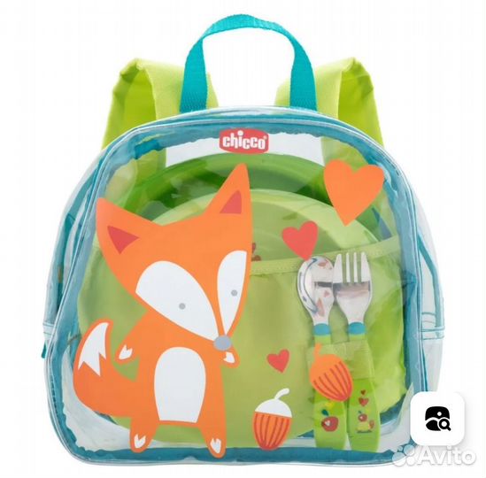 Набор детской посуды Chicco