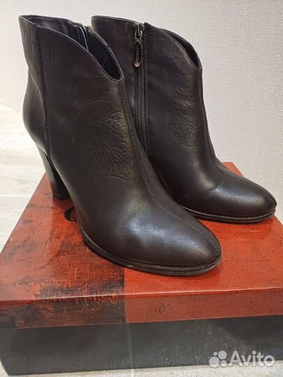 Полусапожки демисезон, кожа