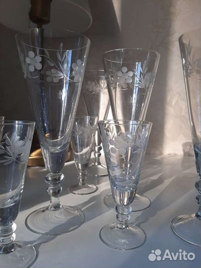 Каталожные фужеры, рюмки 1кдо СССР