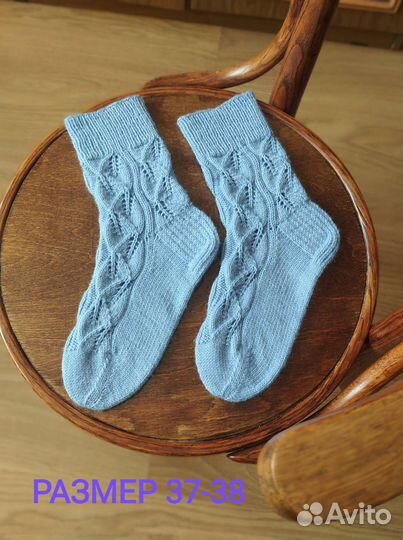 Носочки ажурные вязаные ручная работа