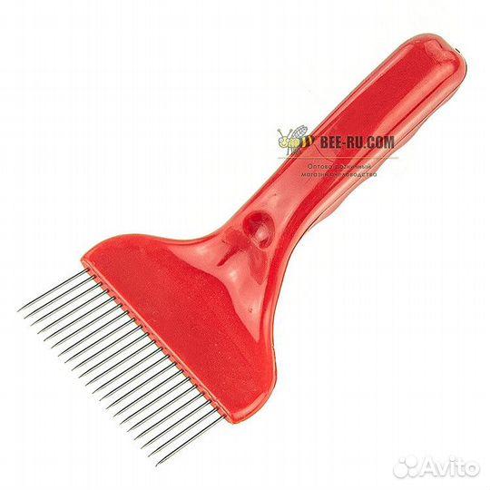 Вилка для распечатки сот Profi Wide-21 красная (пр