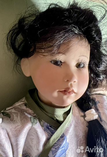 Кукла фарфоровая авторская Günzel оригинал