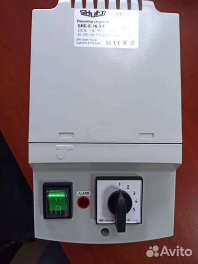 Регулятор скорости вентилятора SRE-E-10. 0-T