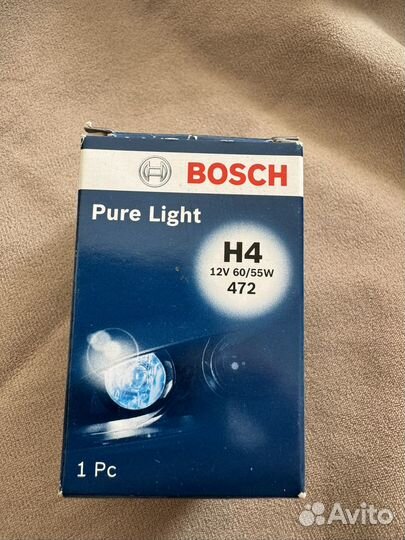 Лампа автомобильная h4