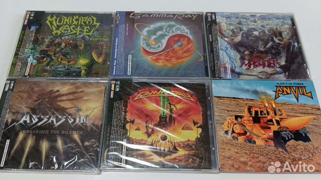 Диски audio-CD рок, метал