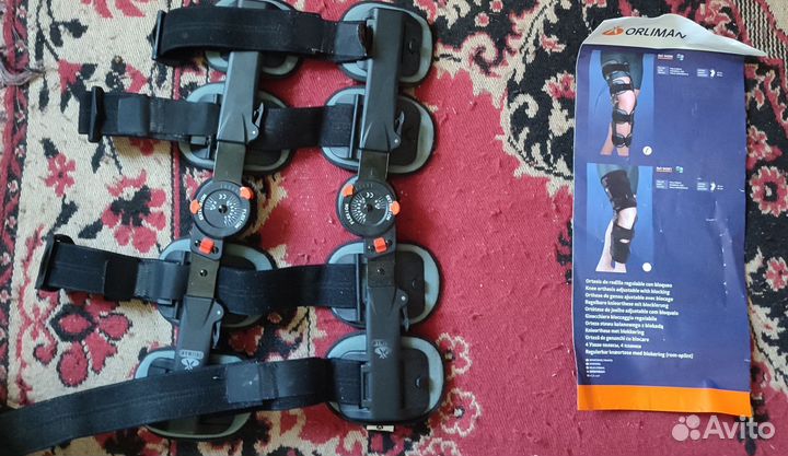 Ортез на коленный сустав шарнирный, регулируемый