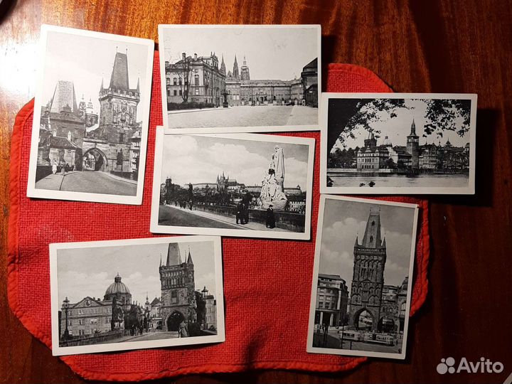 Карточки Город Прага /6штук.1940 годы