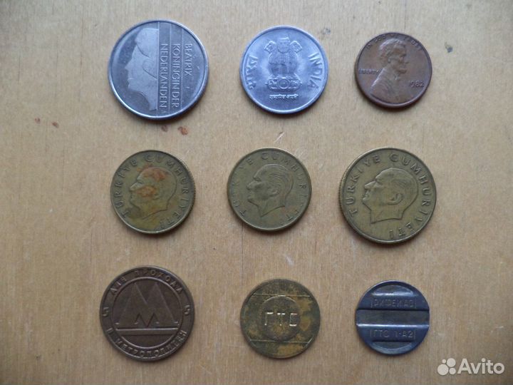 Монеты зарубеж СССР Россия