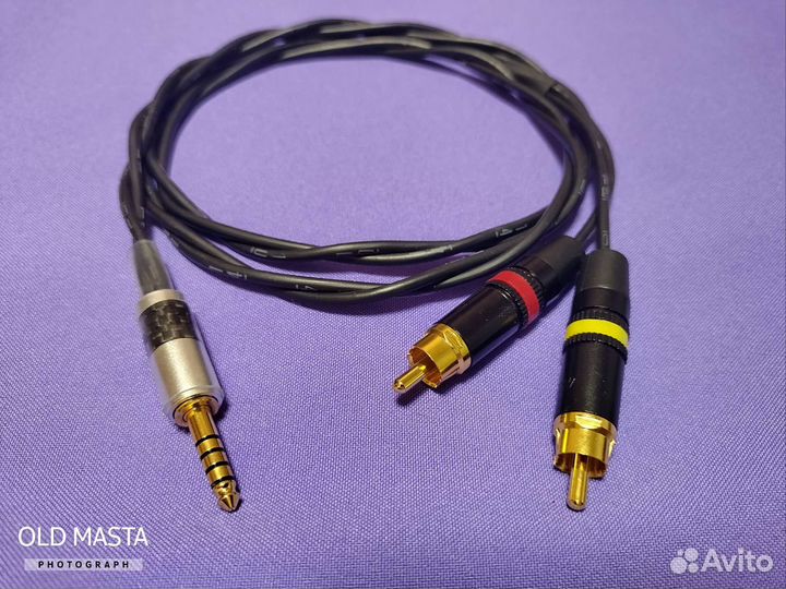 2RCA, 2XLR на балансный 4,4 мм Jack