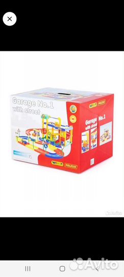 Трек -парковка- гараж игровой набор для мальчика