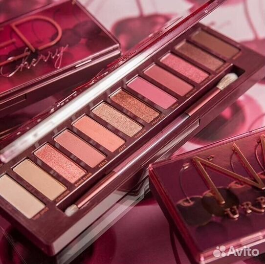 Палетка теней urban decay cherry