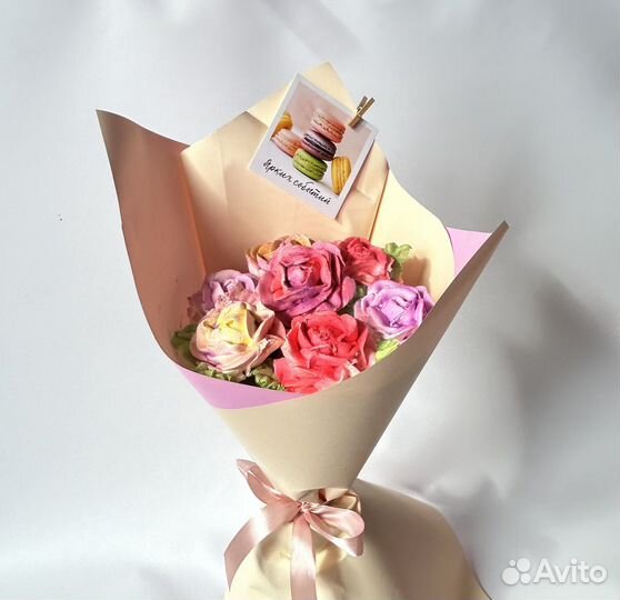 Букеты из зефирных цветов на 1 сентября