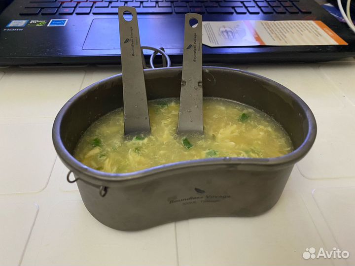 Котелок с подкотельником Boundless Voyage (титан)