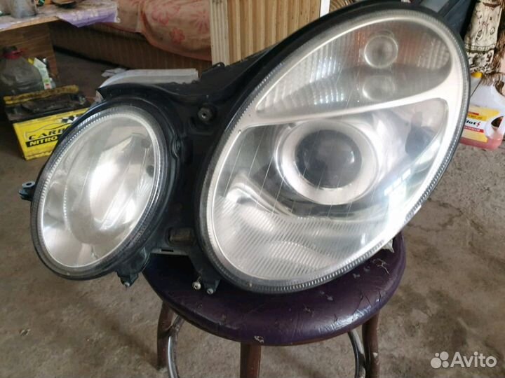 Фара левая мерседес 211 ксенон