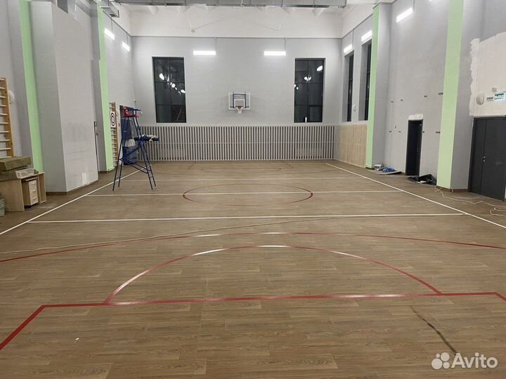 Профессиональный настил напольных покрытий