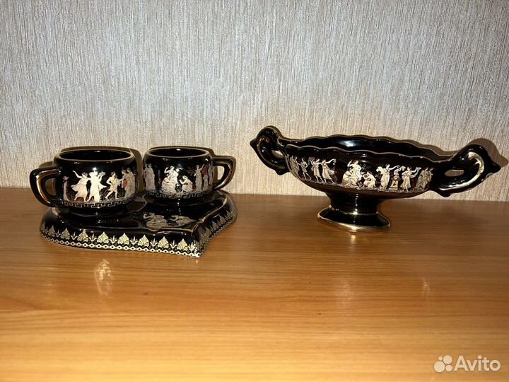 Кофейный сервиз на 2 персоны из греции Kratimenos