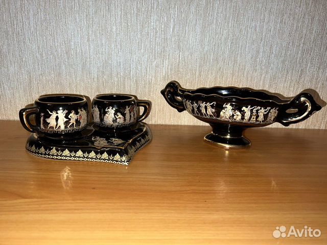 Кофейный сервиз на 2 персоны из греции Kratimenos