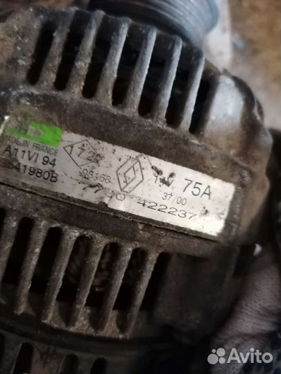 Генератор рено клио меган 1 сценик