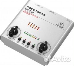 Behringer MIC 200 tube ultragain предусилитель