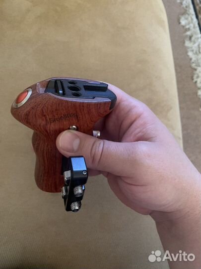 Smallrig Деревянная ручка для камеры с кнопкой