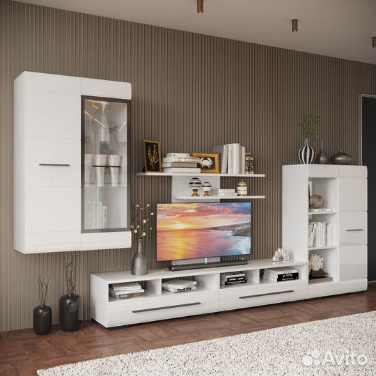 Стенка в гостиную Лазурит