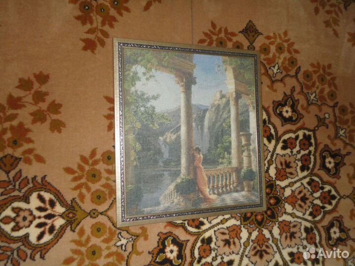 Картина вышитая крестом 