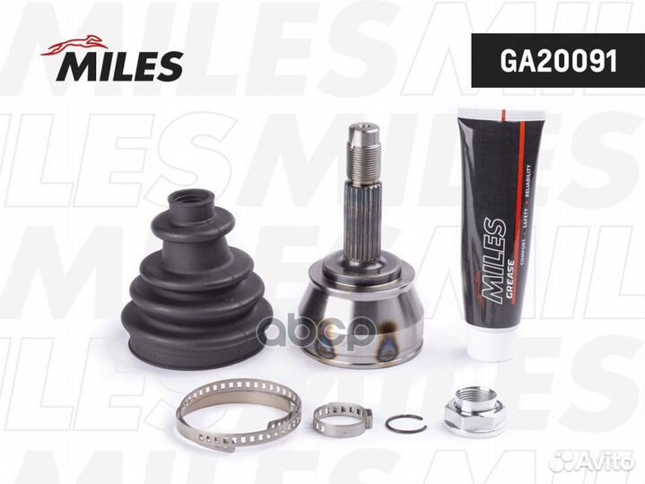 ШРУС fiat doblo 1.2-1.9D 01- нар. GA20091 Miles