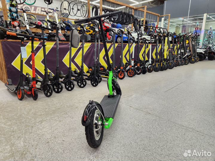 Электросамокат Kugoo ES3 Зеленый гарантия